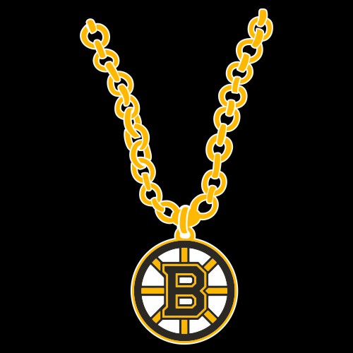 Boston Bruins Necklace logo iron on paper